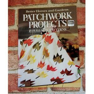 Vtg 1985 - Patchwork Projects - BHG -‎ 15 Full Size Projects - Craft Booklet